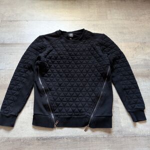 Black Kaviar Men's Sweatshirt XS Zipper Quilted